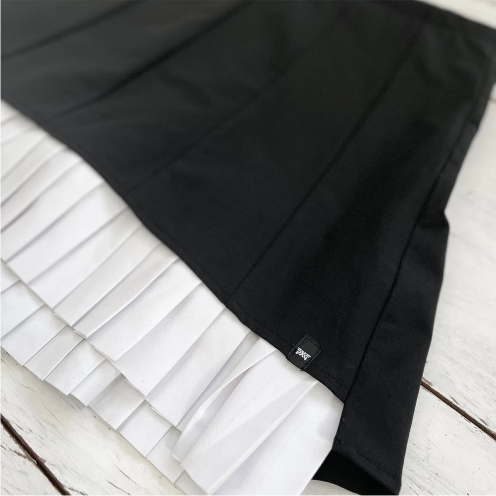 PXG Parsons Xtreme Golf Womens Small Two-In-One Pleated Skirt Skort Black $175 - Picture 5 of 16